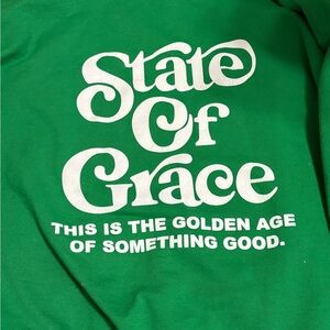 Green 'State of Grace' Taylor swift inspired hoodie